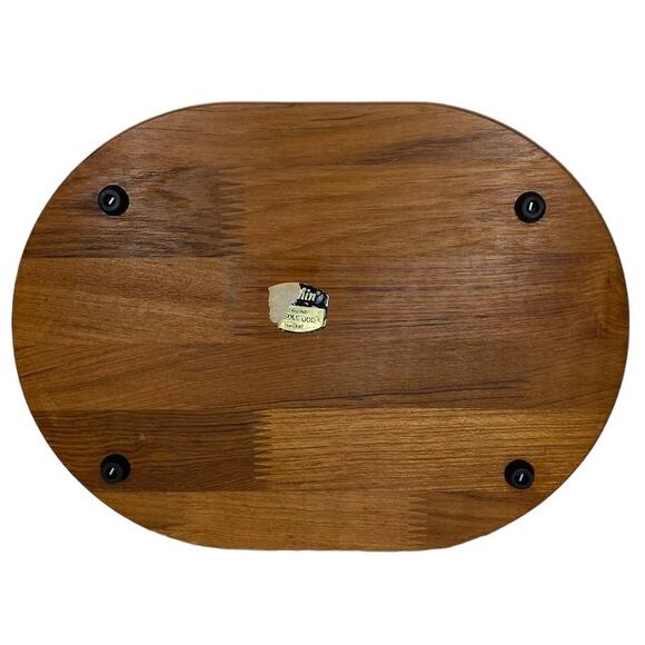 Vintage Dolphin Charcuterie Board Teak Wood Made In Thailand - Picture 4 of 9